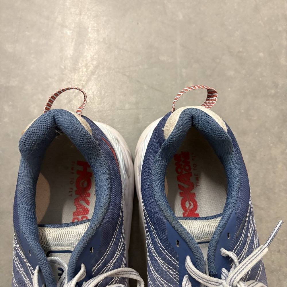 Hoka One One Clifton 6 Womens Size 8 D Blue Gray Lace Running Shoes 1102873 PAMB - Picture 6 of 7